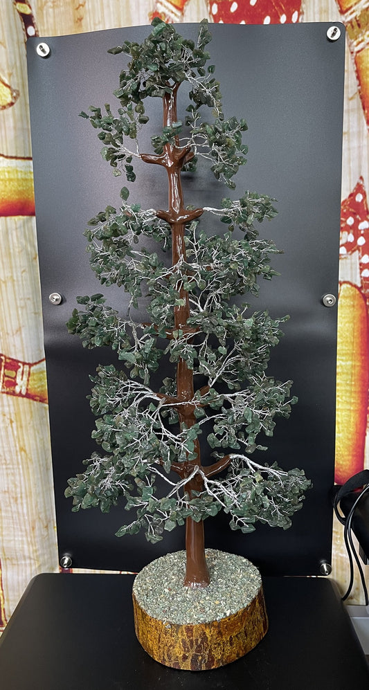 Jade Crystal Tree Large 27 in