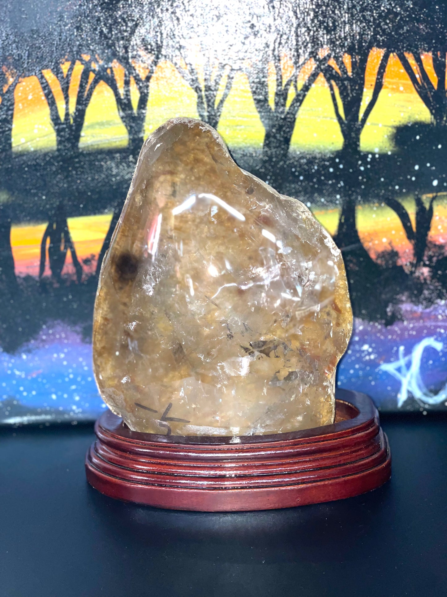 Golden Healer Quartz Freeform Large Crystal Piece