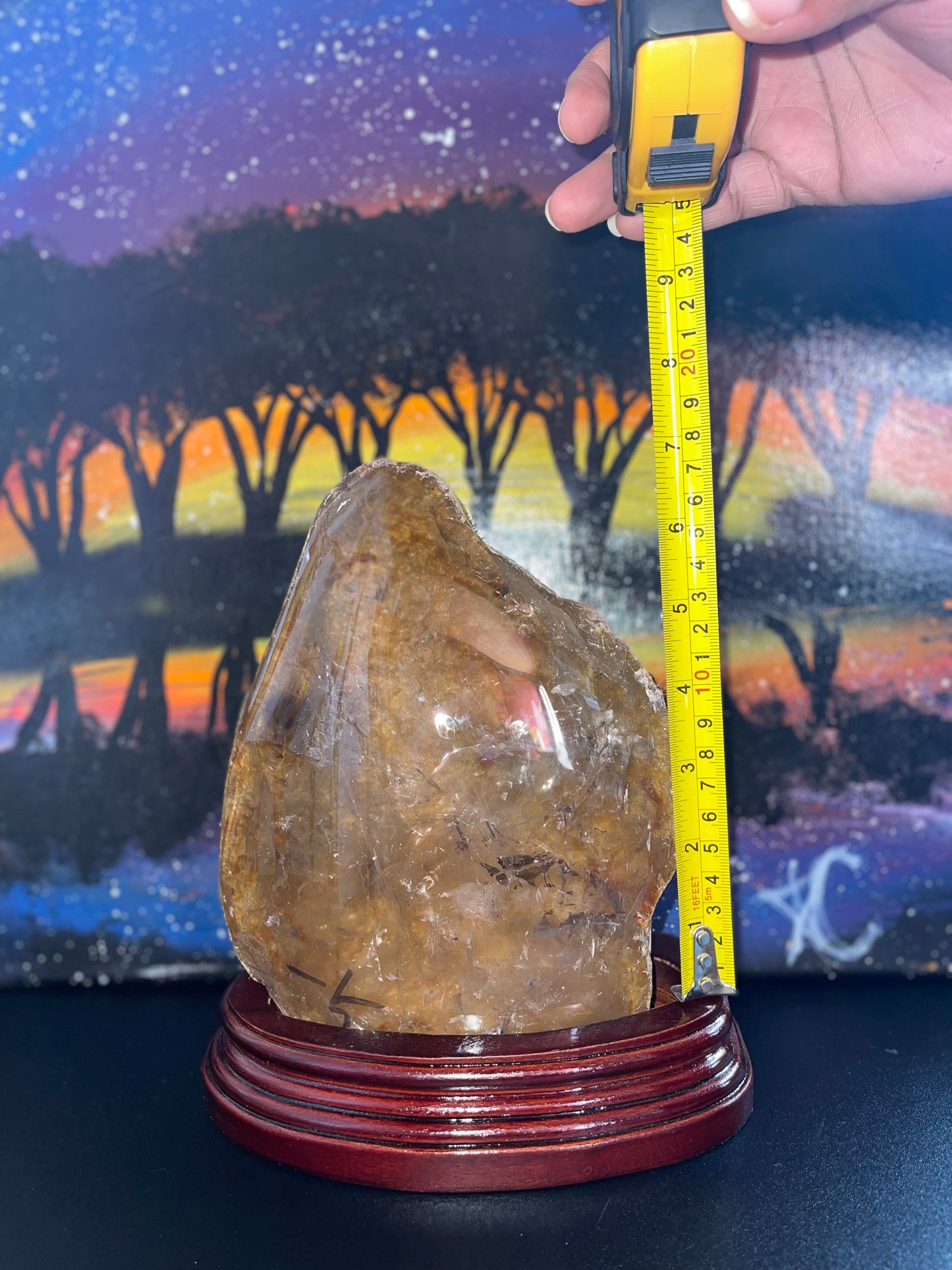 Golden Healer Quartz Freeform Large Crystal Piece