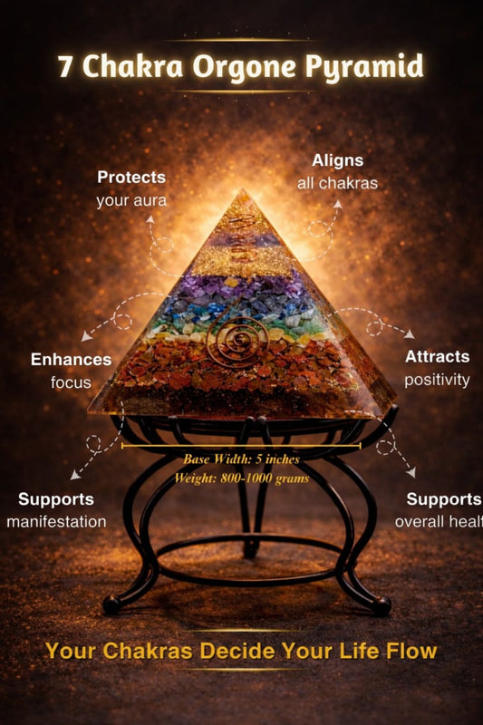 Charka Orgonite Pyramid