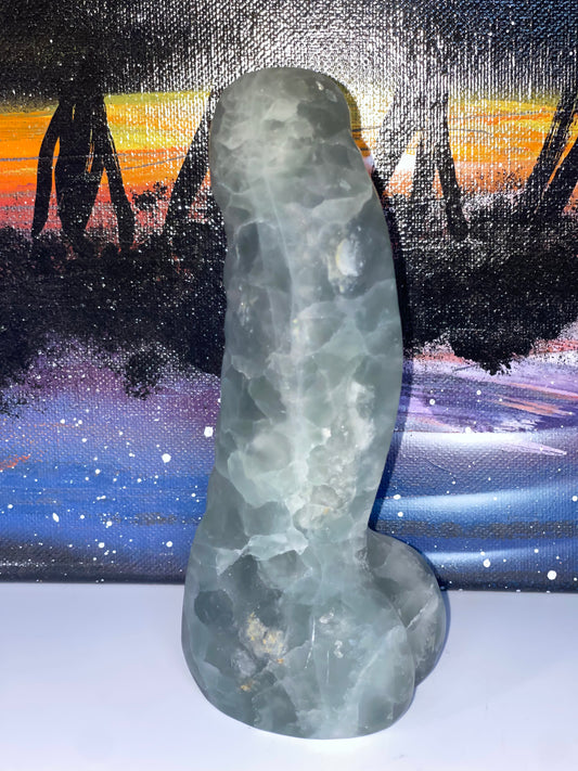 Fluorite "Boyfriend" Crystal Carving