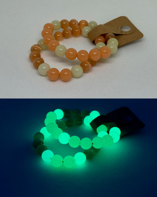 Orange Cat Eye Orange Luminous White Luminous Bracelet
