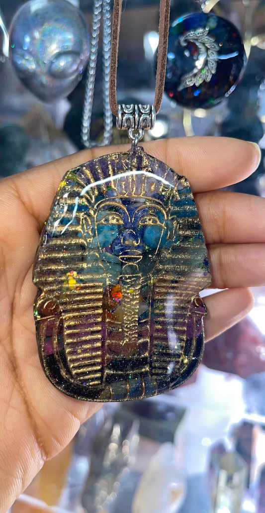 Egyptian Pharaoh Orgonite Pendant