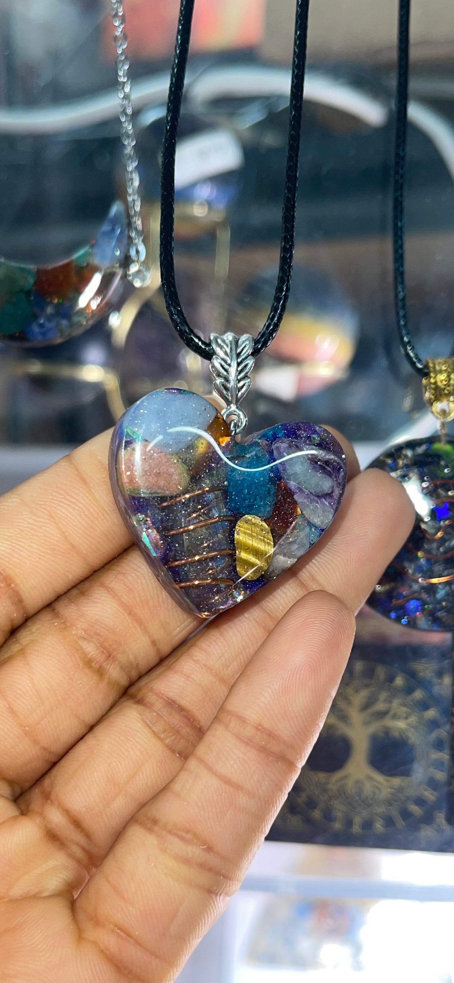 Heart Orgonite Pendant