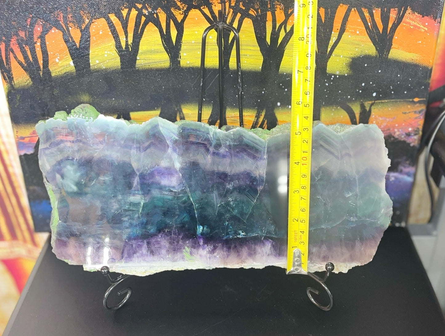 Fluorite Large Crystal Slab