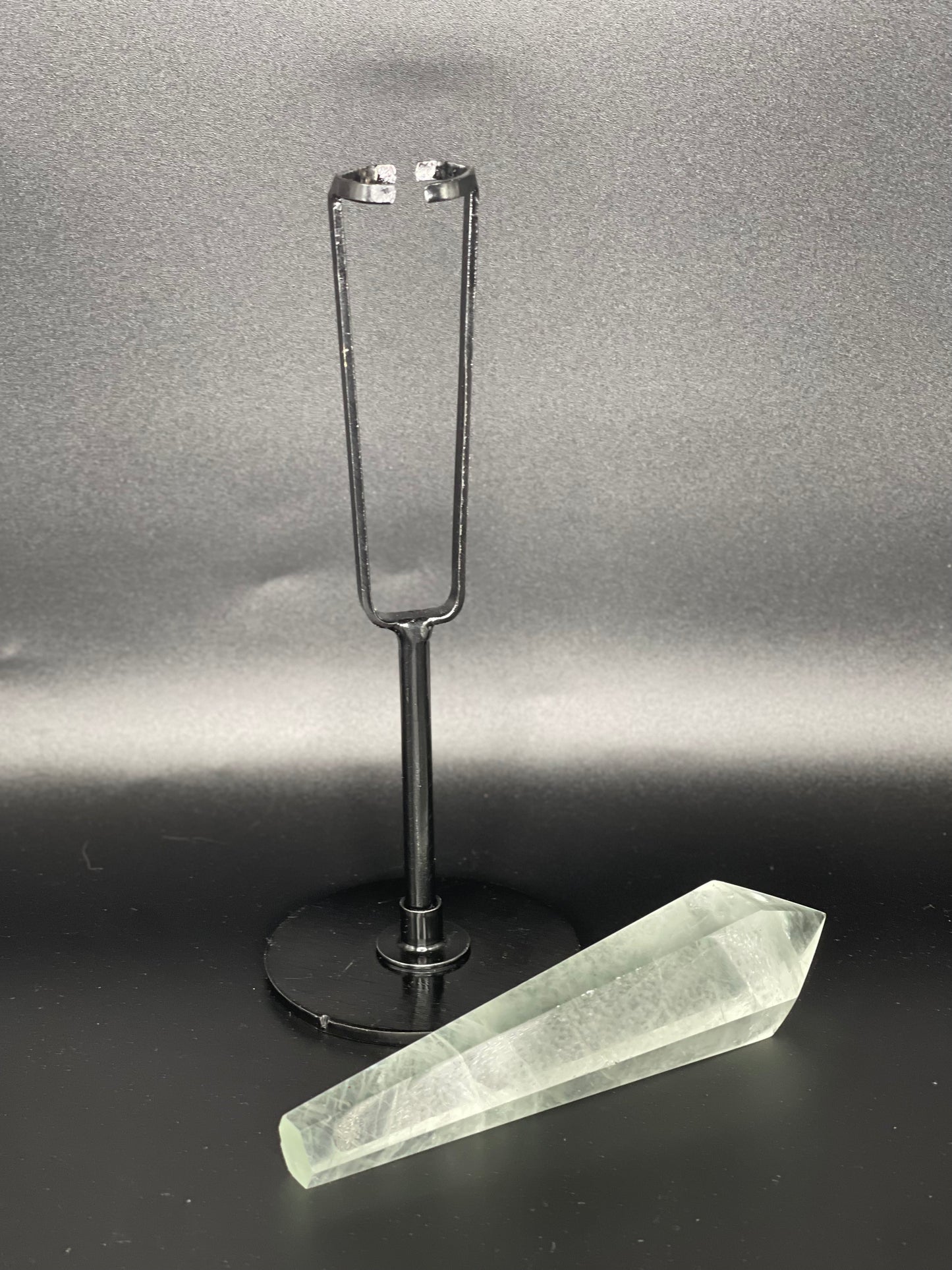 Fluorite Crystal Point with Stand B1