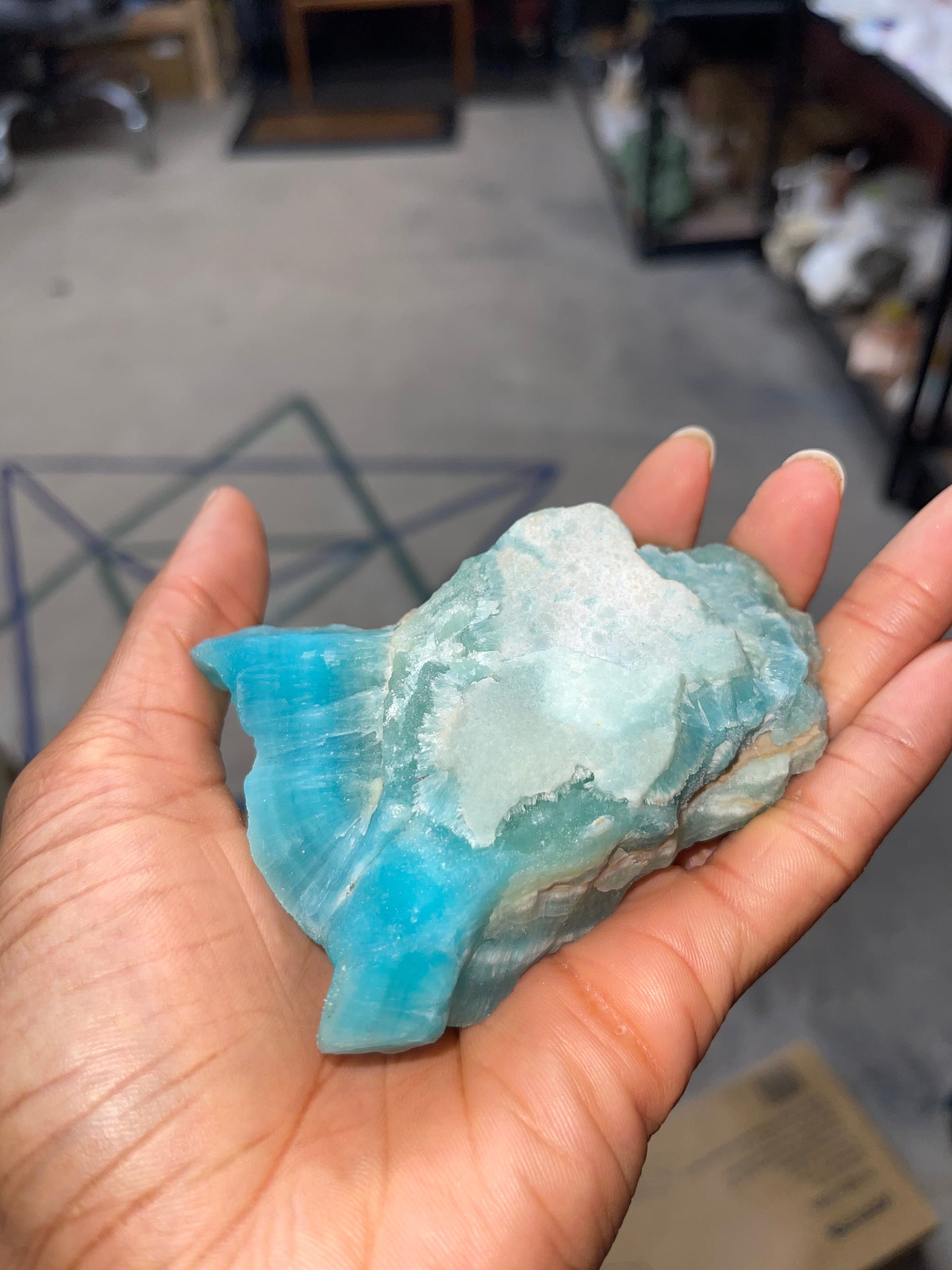 Smithsonite Raw Crystal Carving C2