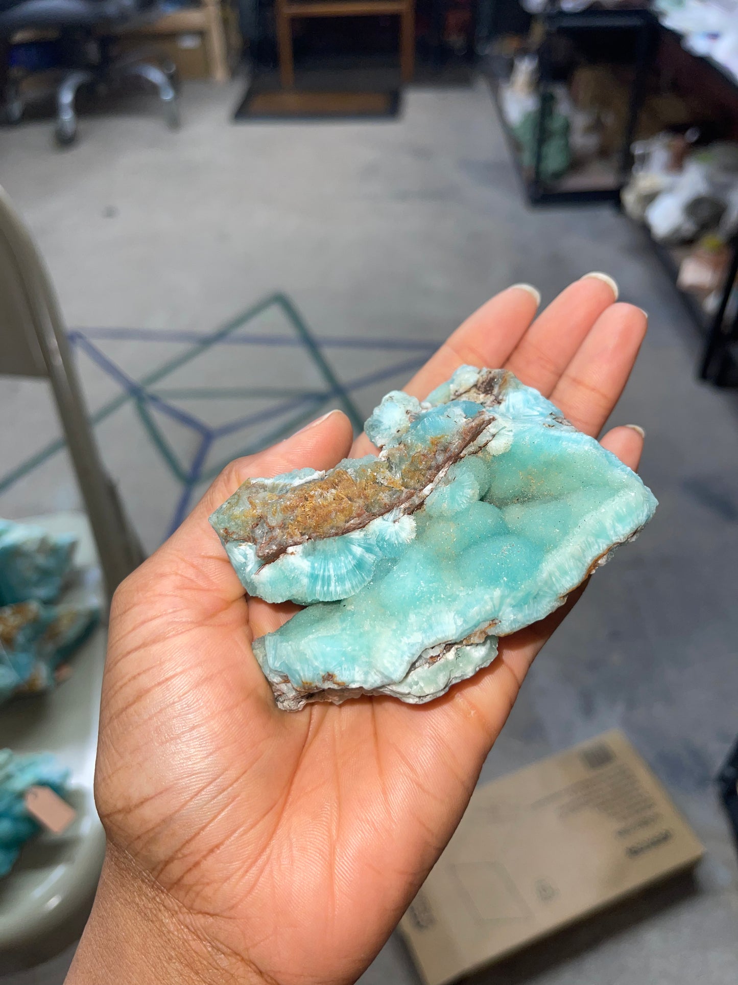 Smithsonite Raw Crystal Carving C3