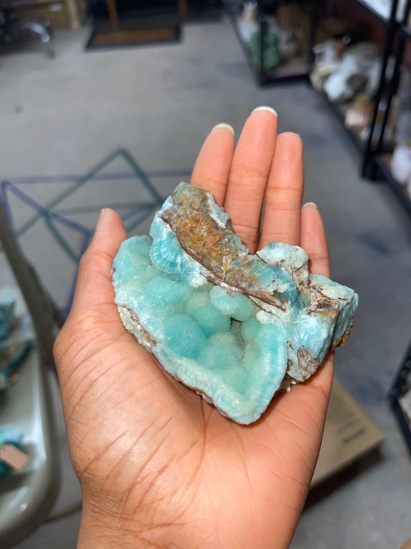 Smithsonite Raw Crystal Carving C3