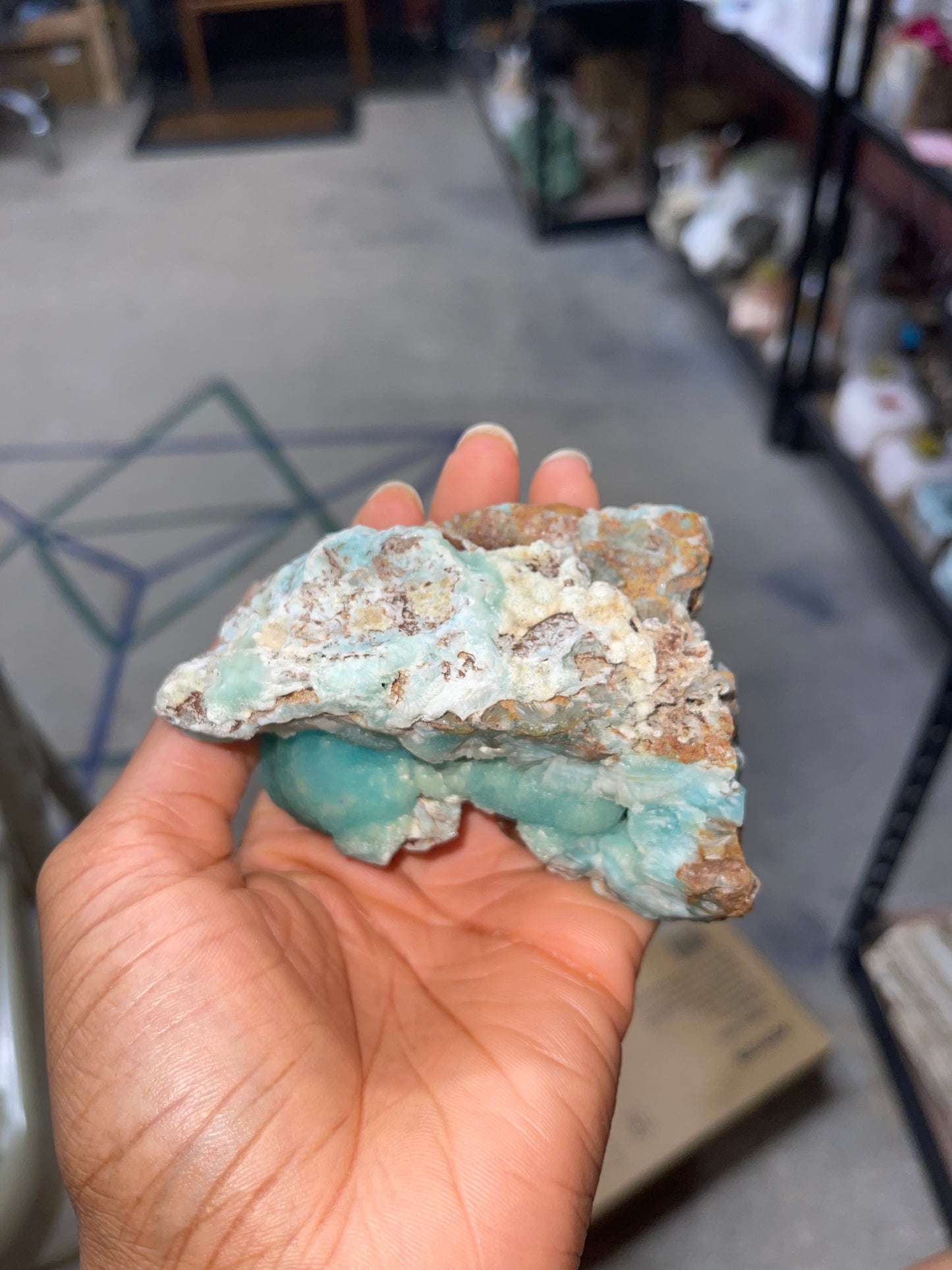 Smithsonite Raw Crystal Carving C3