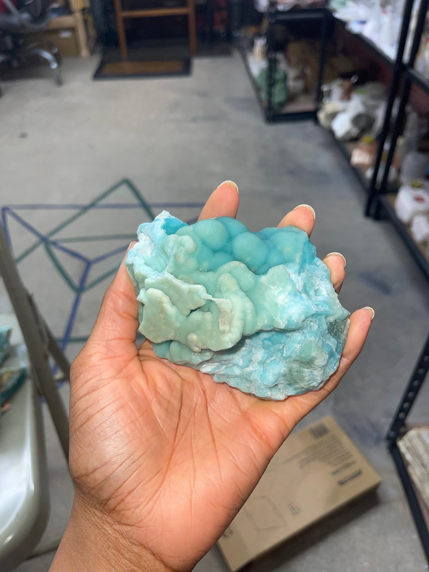 Smithsonite Raw Crystal Carving D