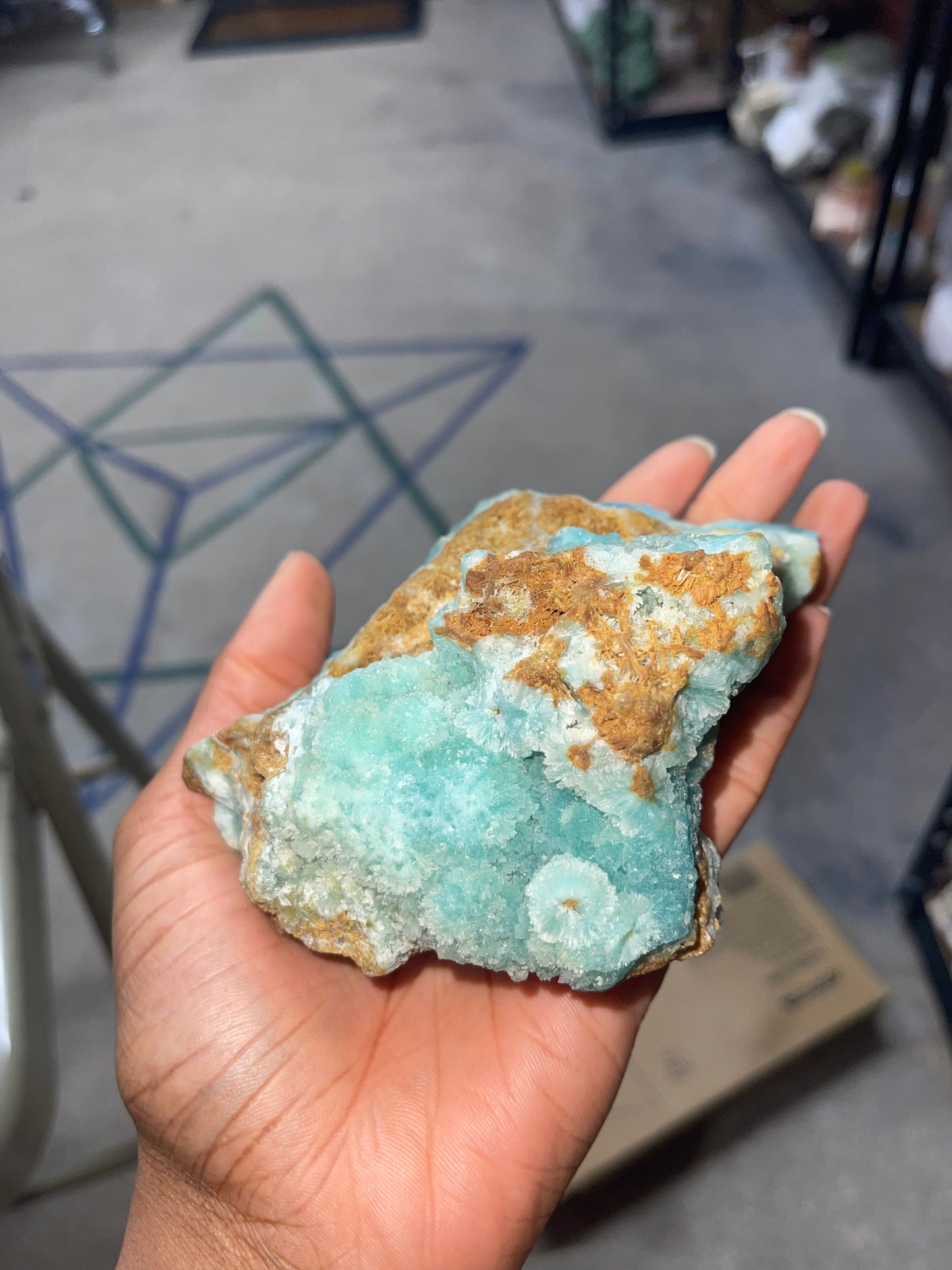 Smithsonite Raw Crystal Carving E1