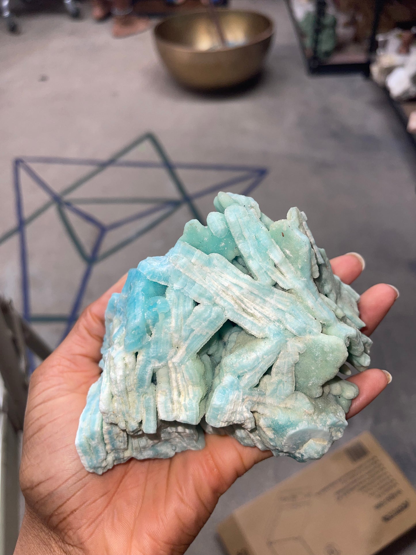 Smithsonite Raw Crystal Carving E2