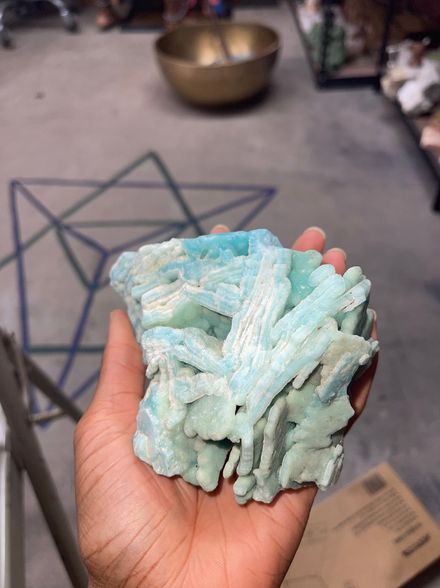 Smithsonite Raw Crystal Carving E2