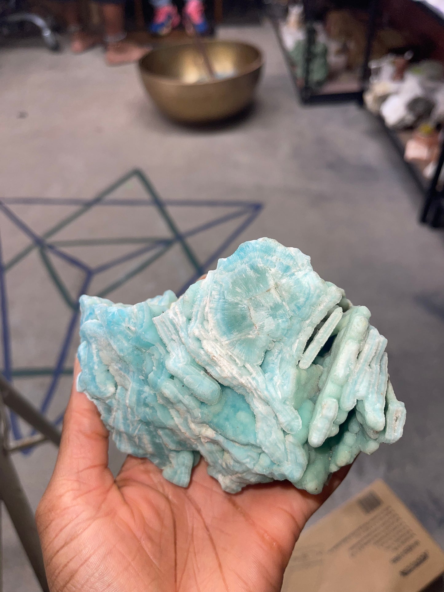 Smithsonite Raw Crystal Carving E2