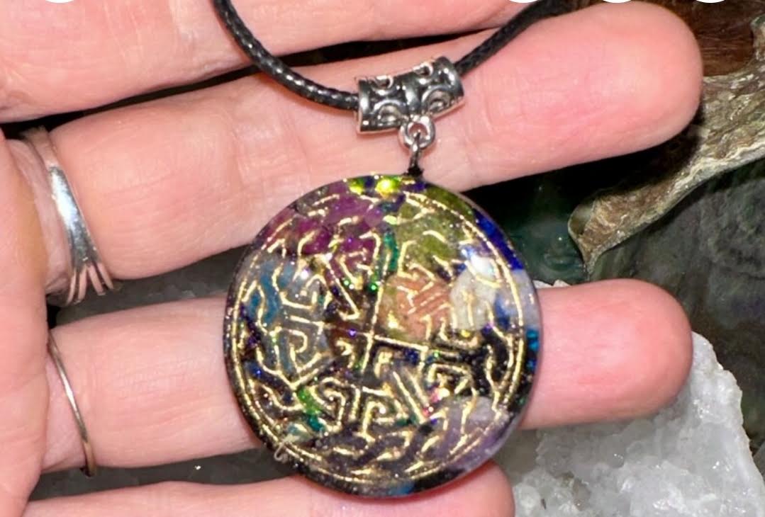 Celtic Orgonite Pendant