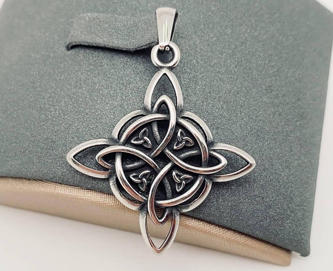 Viking Celtic Knot Stainless Steel Pendant