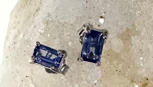 Tanzanite Stud Earrings