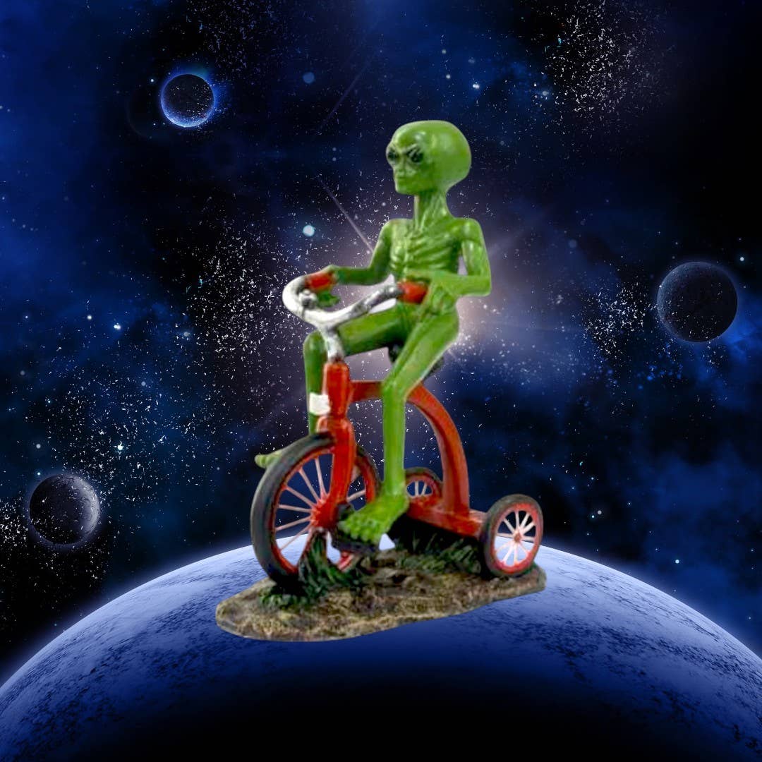 Go Home Alien on Tricycle