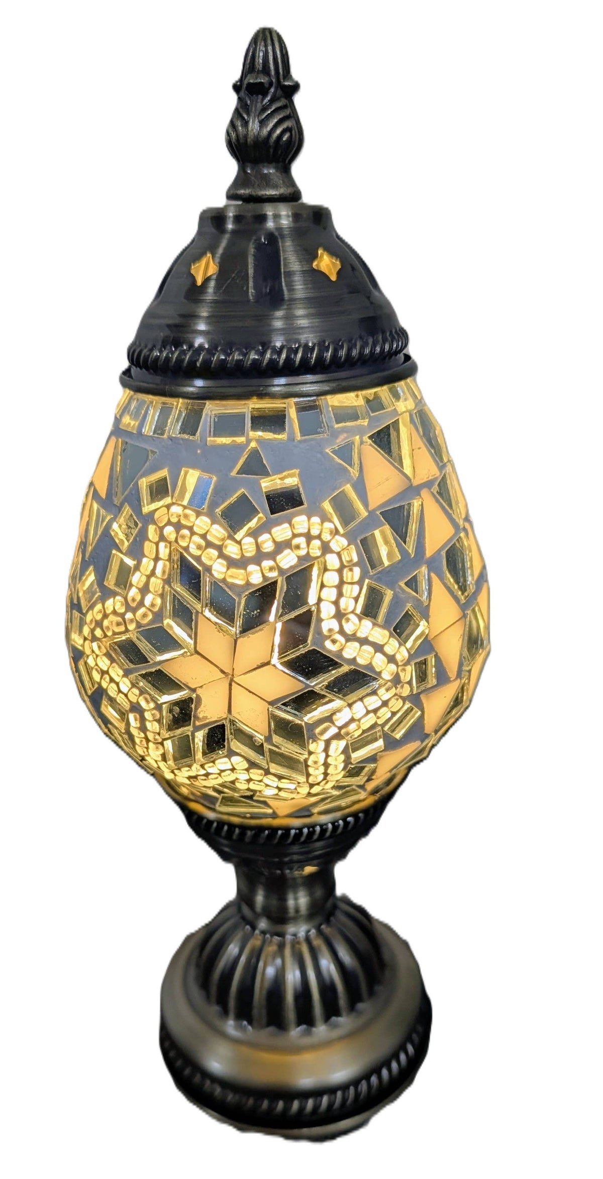 Mosaic Egg Lamps: 10
