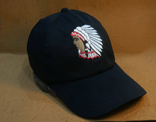 Black Native American Embroidery Baseball cap Trucker Hat