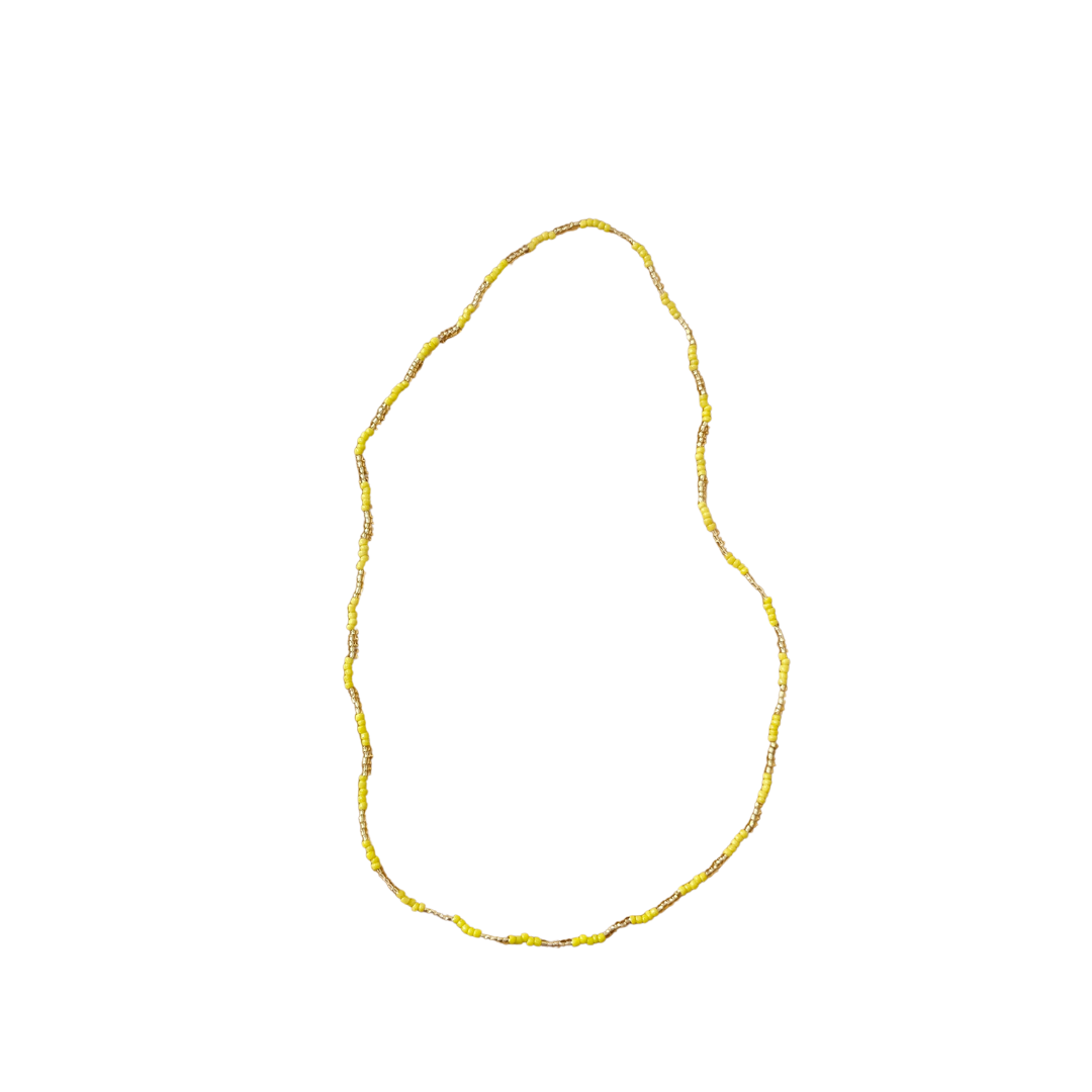 Oshun Yellow And Gold Necklace