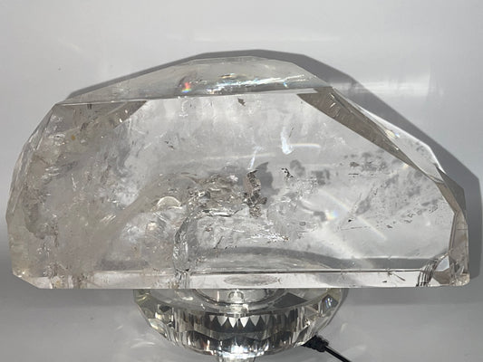 Clear Quartz Freeform Large Crystal Carving