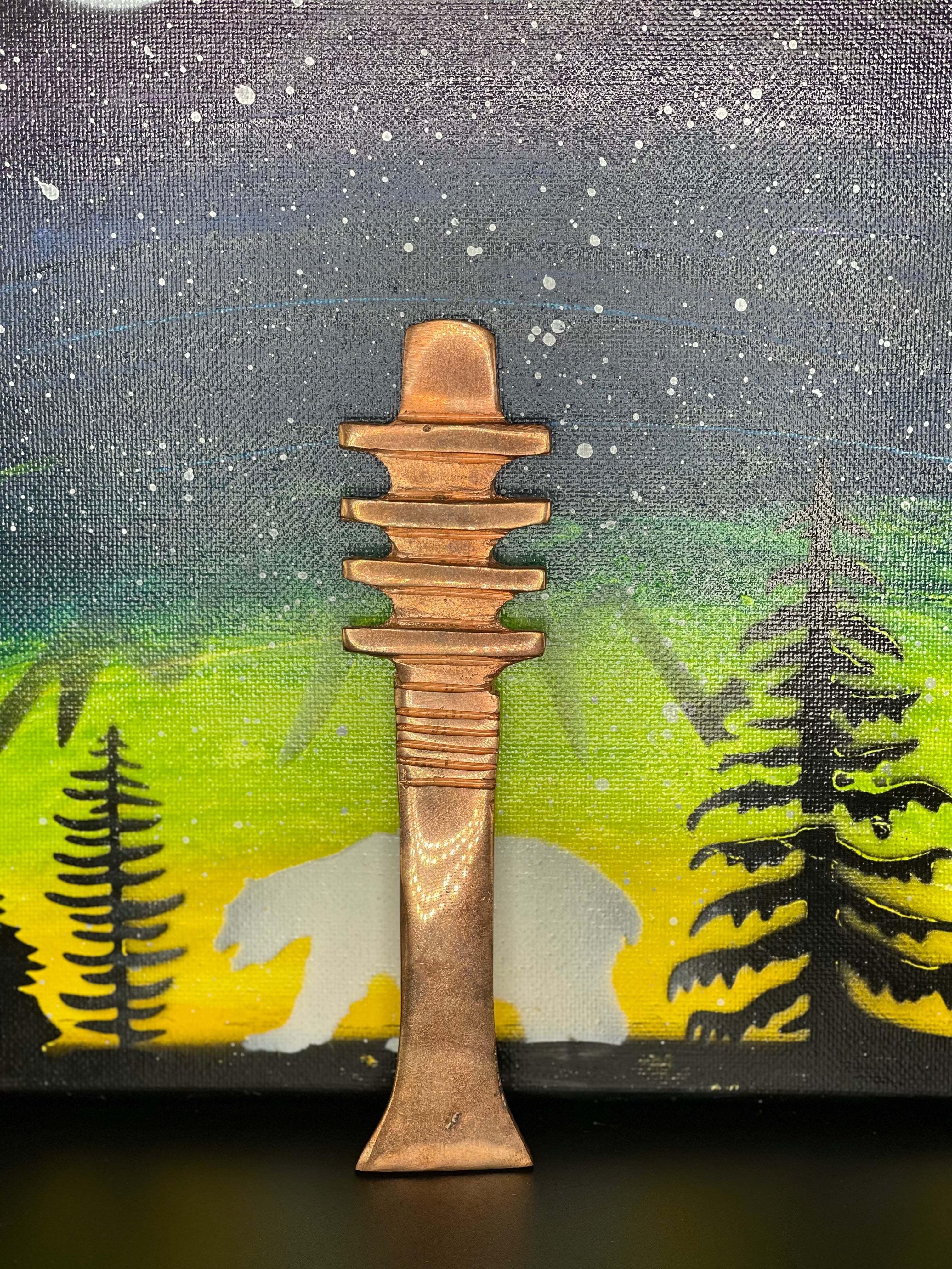 Copper Djed Pillar Egyptian Tool – Gaia Crystals and More!