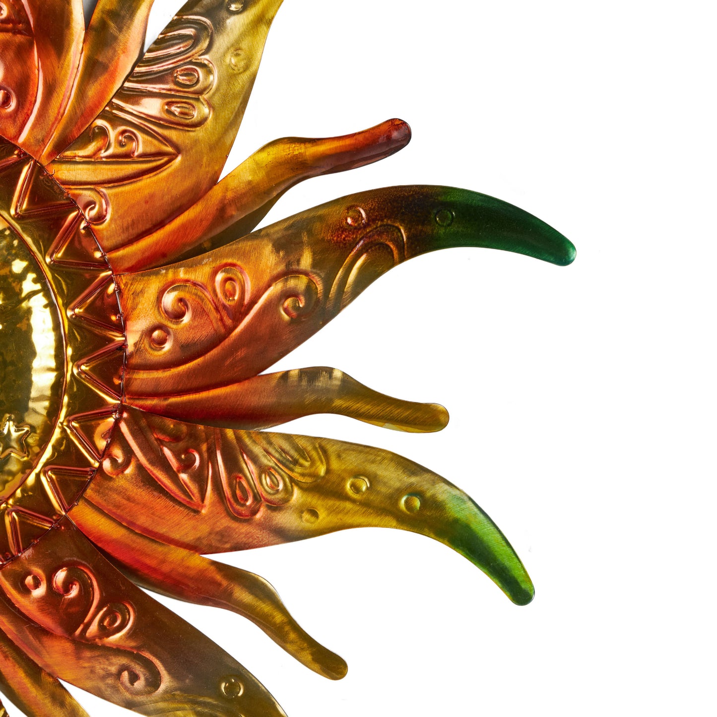 Eclectic Gold Stainless Steel Metal Wall Decor