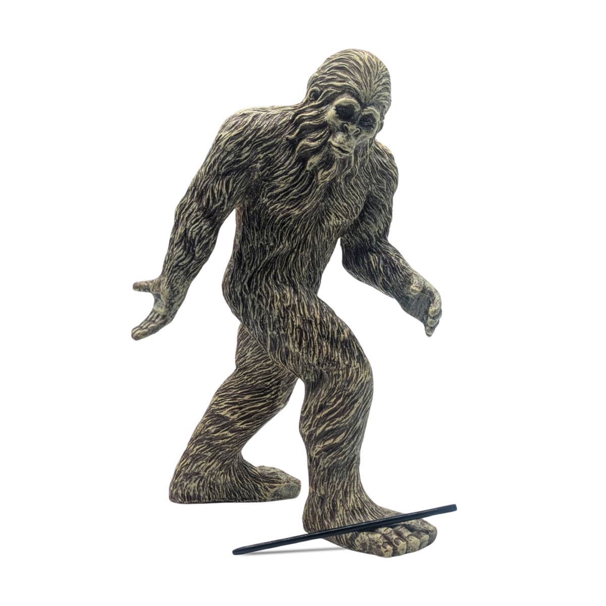 Bigfoot Classic Standing Statue 11.5-inch H w/ Metal Stake: Natural