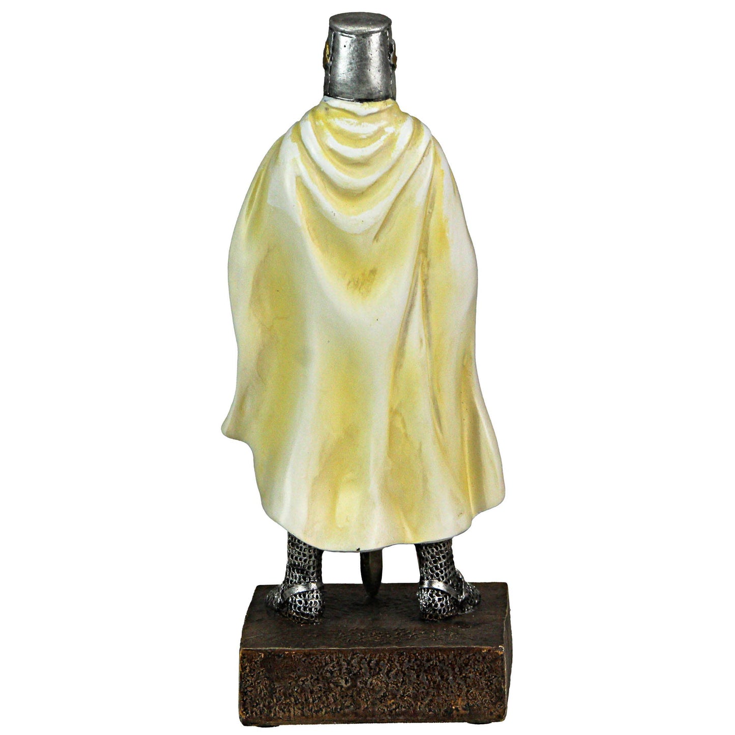 Medieval Templar Knight in Battle Armor Statue Figurine