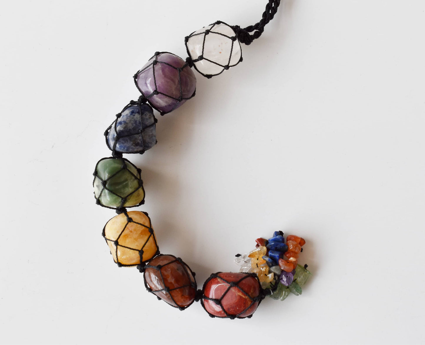 7 Chakra Crystal Hanger | Stone Hanger Car Accessories: 7 Chakra