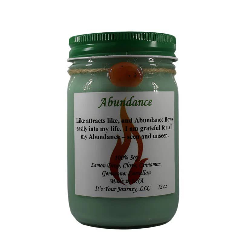 Abundance Intention Candle 12 oz