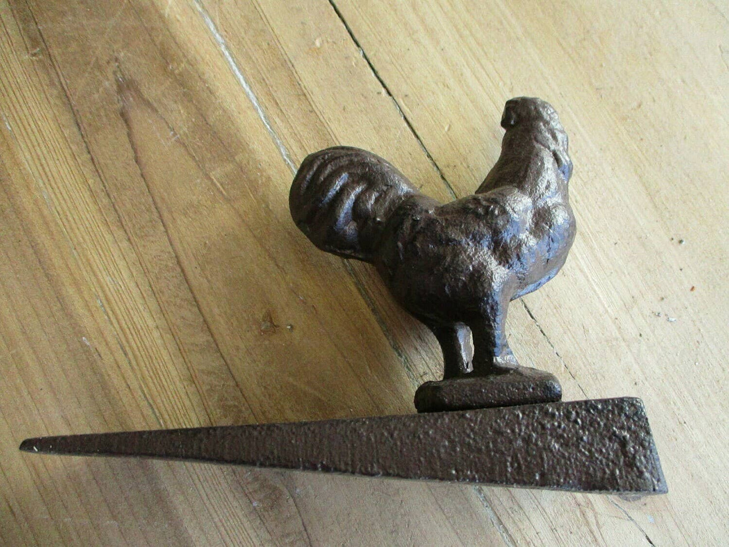 CAST IRON ROOSTER DOOR STOP