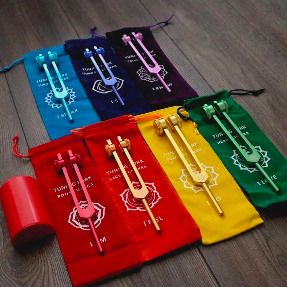 7 Charka Tunning Fork Set - Sound Healing Tools