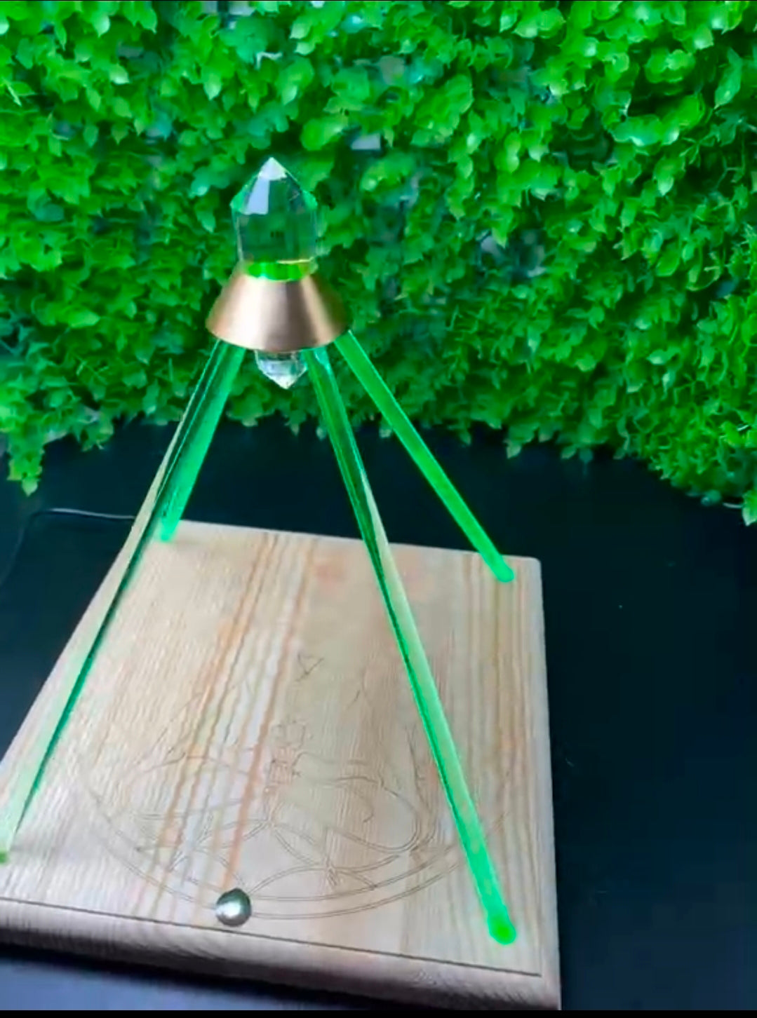 Illuminated Chakra Pyramid Generator